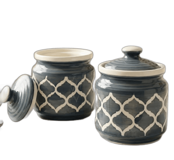 Factory-direct ceramic jar set from Exar Traders